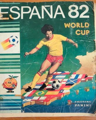 ALBUM PANINI ESPANA 82 INCOMPLETO