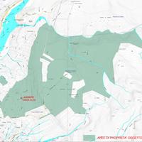 Montagna boscata 88,6 ettari con casera