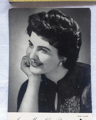 VECCHIE CARTOLINE CANTANTI ANNI 50 / 60 VINTAGE