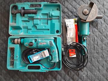 Trapano più smerigliatrice makita 