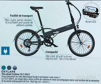 E bike bici Decathlon oxylane tilt 500