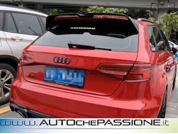 Spoiler Alettone Audi A3 8V Sportback e 3 porte da