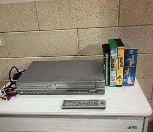 Videoregistratore combo DVD VHS LG VC8804M complet