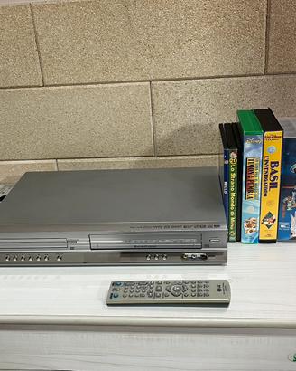 Videoregistratore combo DVD VHS LG VC8804M complet