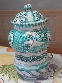 Vaso/Albarello in Ceramica d'Arte  Giacomini Orvi