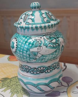 Vaso/Albarello in Ceramica d'Arte  Giacomini Orvi