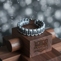 🩶 Bracciale SUPER PARACORD - Grey Mix