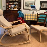 POLTROCINA + POGGIAPIEDI POANG IKEA