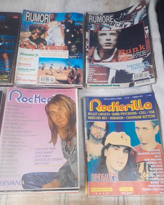 riviste musicali rockerilla e rumore anni 90