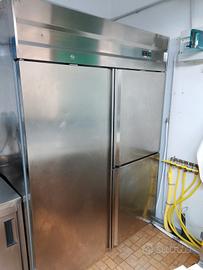 armadio frigo inox 90p industriale professionale