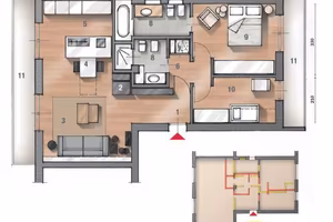 TRILOCALE-Firenze Rifredi- LIBERO DA SUBITO