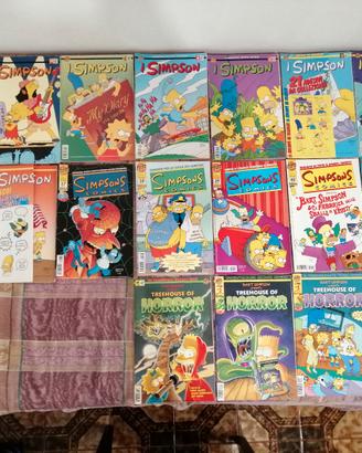 fumetti dei Simpson + articoli vari