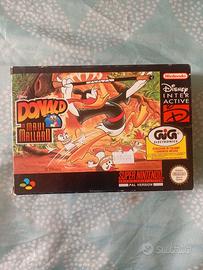 Donald in Maui Mallard SNES Completo Boxato
