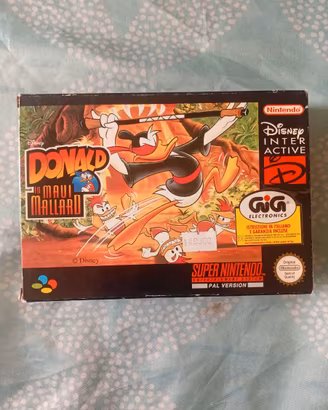 Donald in Maui Mallard SNES Completo Boxato