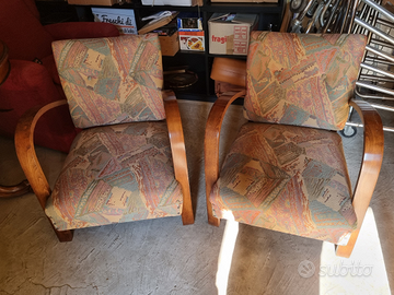 Poltrone Deco design anni 50