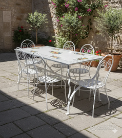 TAVOLO IN PIETRA LAVICA MIS. 200X100 CM. IN ITALIA