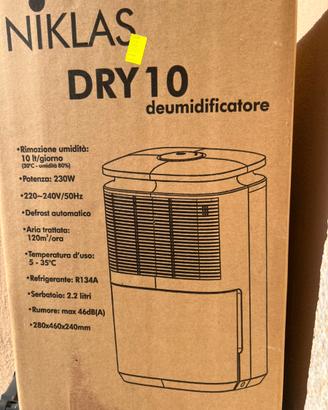 Deumidificare Niklas Dry 10