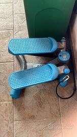 Mini stepper/twister fitness con display