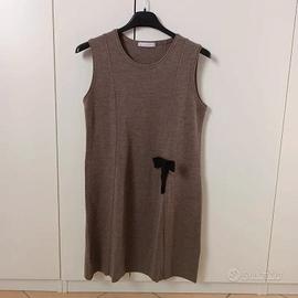 Tubino SusyMix marrone/tortora mix lana merino M/L