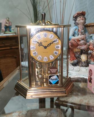 Orologio a pendolo da mensola ottoneKundo vintage