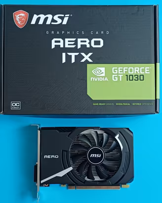SCHEDA VIDEO Geforce GT 1030 aero ITX 2GD4