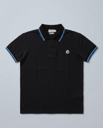 Polo Moncler Nero Taglia L slim fit