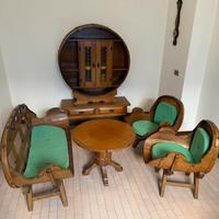 Mobili rustici anni 70 in  legno massello