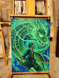 Realizzo opere a mano Manga/Cartoni ecc..