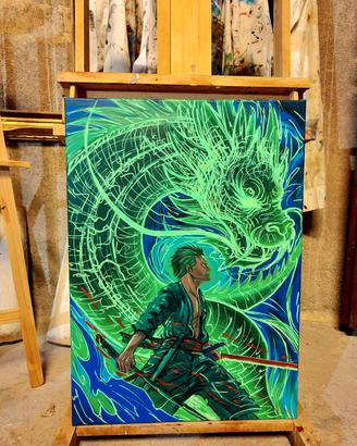 Realizzo opere a mano Manga/Cartoni ecc..