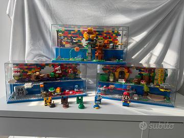 Lego Mario + diversi Expansion Set + 3 bacheche