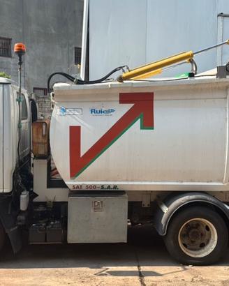 Isuzu 35 vasca costipatore rifiuti ribaltabile