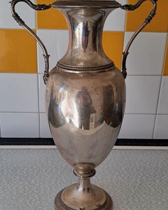 Vaso argento con manici
