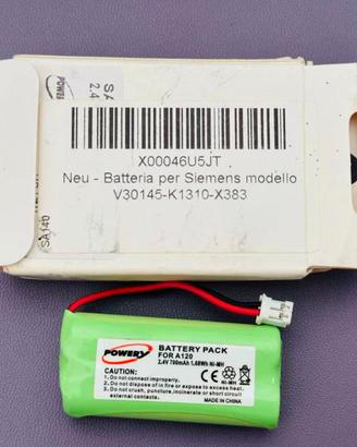 batteria 700mAh (2.4V) for A120