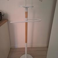 Porta abiti color bianco/legno