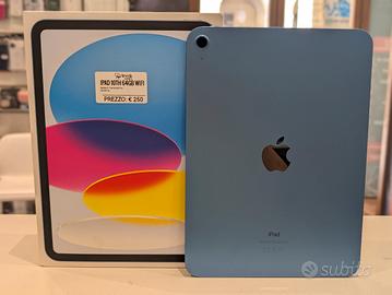 iPad 10th gen 64GB wifi blu usato garanzia 