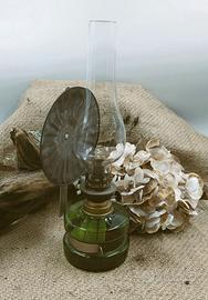 Lampada Vintage in Vetro con Riflettore