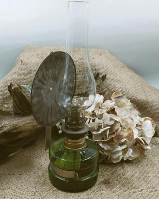 Lampada Vintage in Vetro con Riflettore