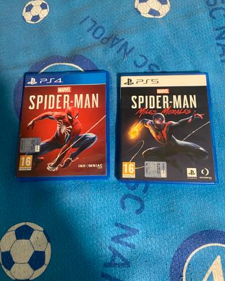 COPPIA Giochi SPIDERMAN 1 e SPIDERMAN MILES MORALE
