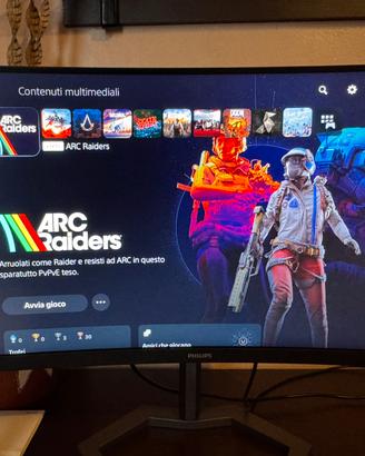 Monitor gaming 27” curvo