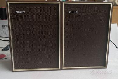 Casse Vintage Philips 22RH421/01Z Diffusori Legno