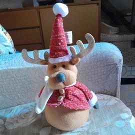 Peluche Renna Natalizia / Fermaporte natalizio
