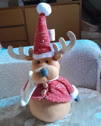 Peluche Renna Natalizia / Fermaporte natalizio