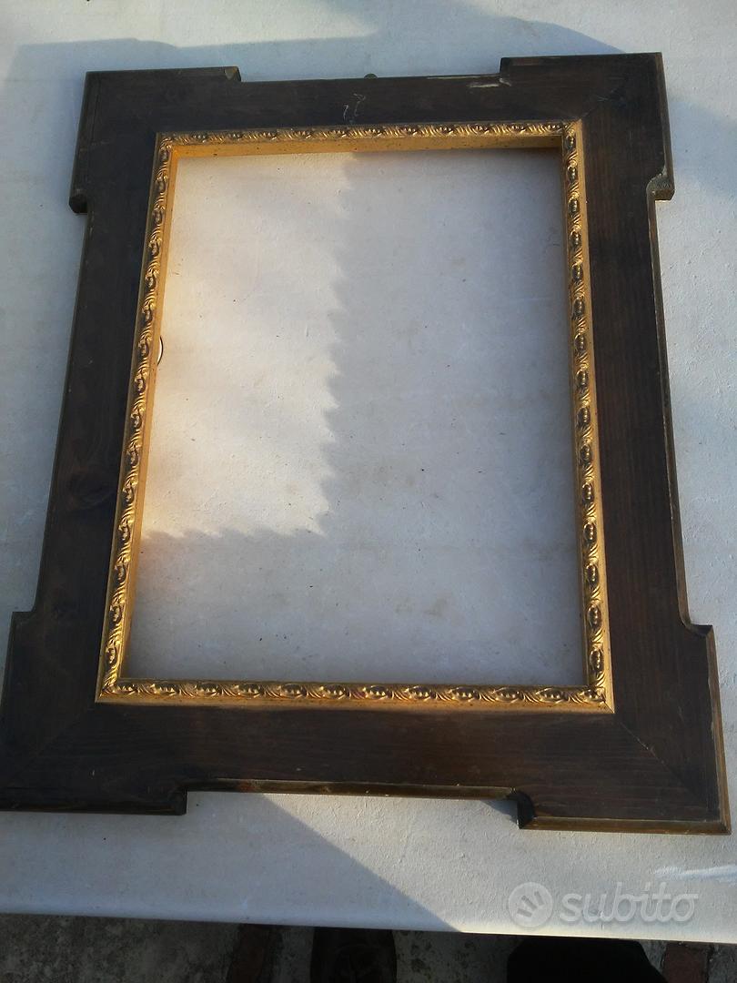 CORNICE PORTAFOTO DOPPIA FACCIA - PICTURE FRAME - FOTOS MARCO/ NERA 20X30  -15X20