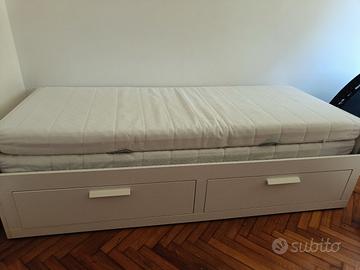letto brimnes Ikea singolo matrimoniale 
