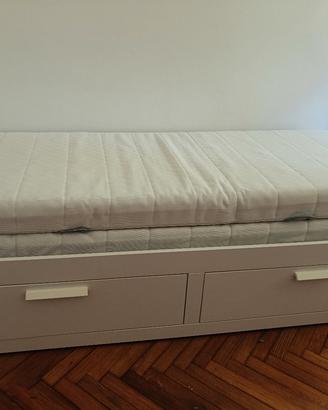 letto brimnes Ikea singolo matrimoniale 