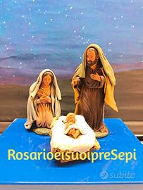 Personaggi presepe ceramica di Caltagirone 
