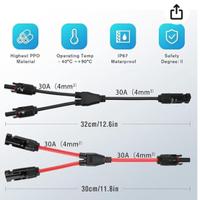 3 coppie di Connettori a Y per  fotovoltaico