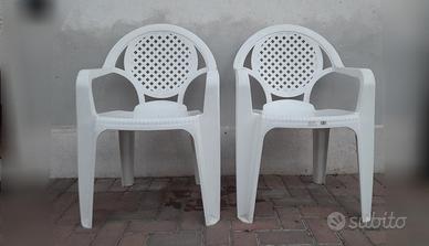 SEDIE GIARDINO IN PLASTICA 