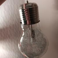 lampadario sospeso lampadina