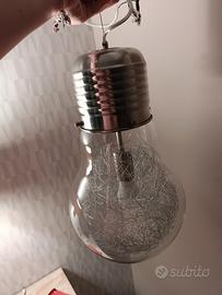 lampadario sospeso lampadina